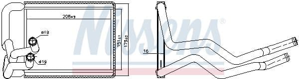 Heat Exchanger, interior heating 707070