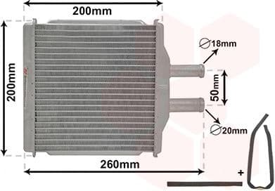 Heat Exchanger, interior heating 81006088