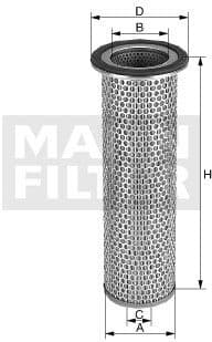 Secondary Air Filter C12100X