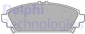 Brake Pad Set, disc brake LP1526