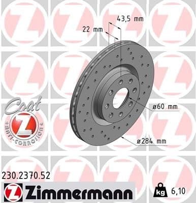 Brake Disc SPORT BRAKE DISC Z 230.2370.52
