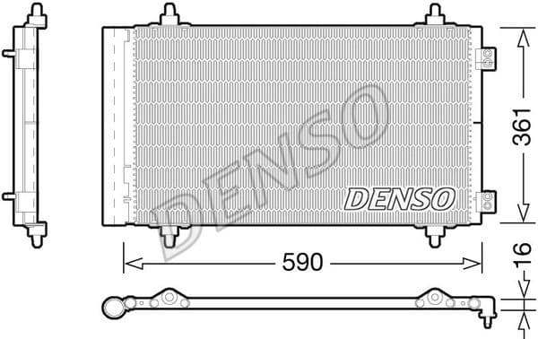 Condenser, air conditioning DCN21018