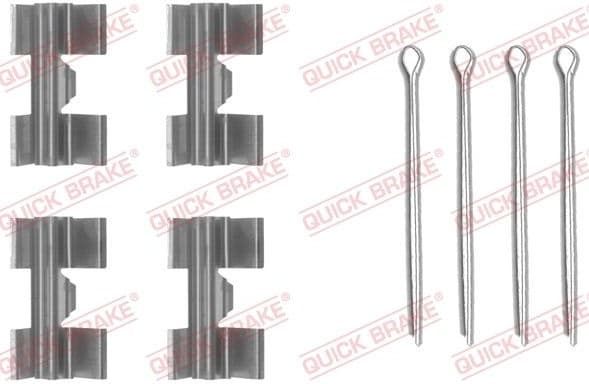 Accessory Kit, disc brake pad 109-0969