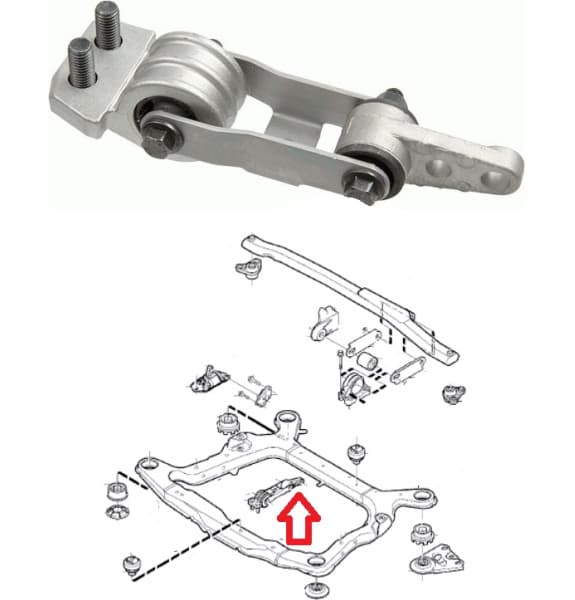 Mounting engine 45846 01