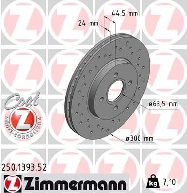 Brake Disc SPORT BRAKE DISC Z 250.1393.52