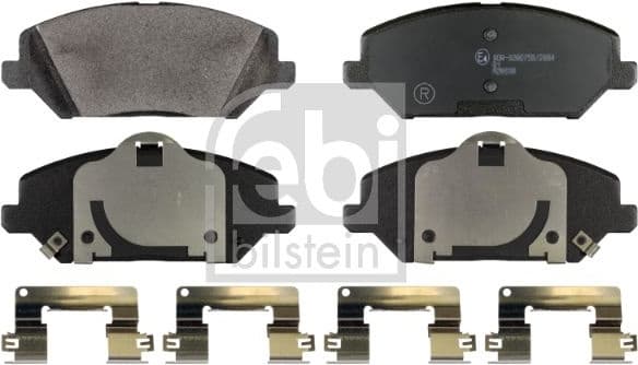 Brake Pad Set, disc brake 170637