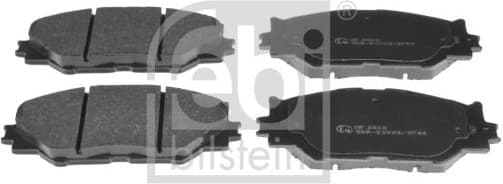 Brake Pad Set, disc brake 116369