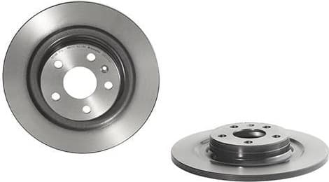 Brake discs kit rear, (2pcs), Top Quality 08.D249.11 - image 2