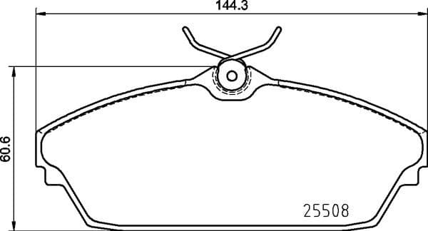 Brake Pad Set, disc brake PRIME LINE P82003
