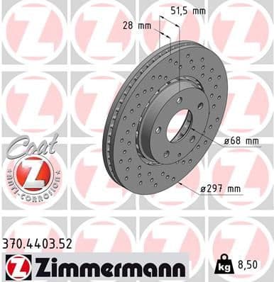 Brake Disc SPORT BRAKE DISC Z 370.4403.52