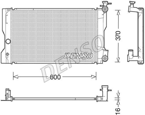 Radiator, engine cooling DRM50091
