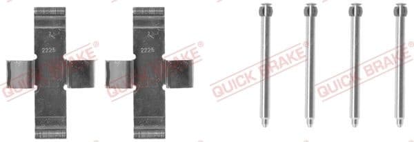 Accessory Kit, disc brake pad 109-0916