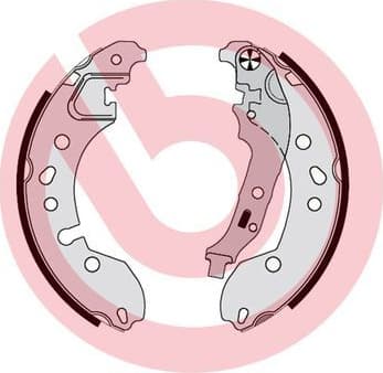 Brake Shoe Set ESSENTIAL LINE S68548