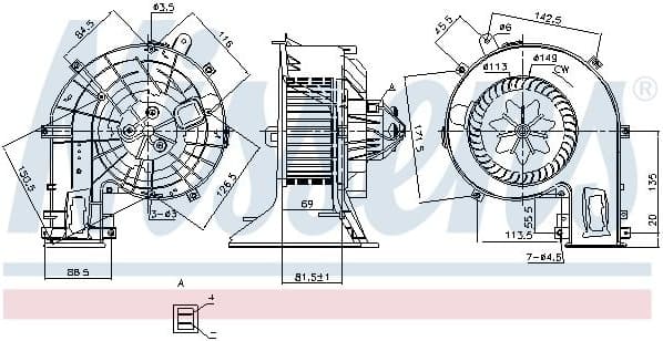 Interior Blower 87401