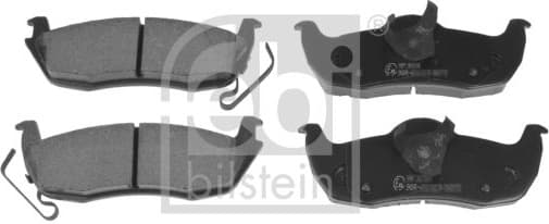 Brake Pad Set, disc brake 116339