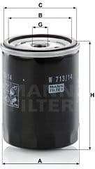 Oil Filter W713/14