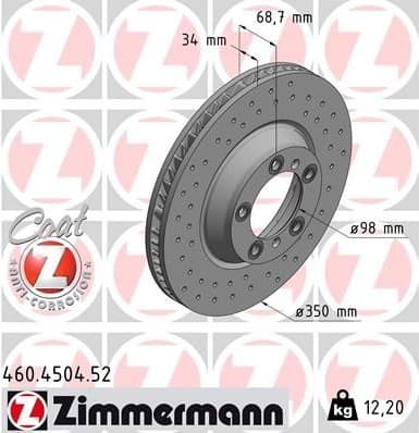 Brake Disc SPORT BRAKE DISC Z 460.4504.52