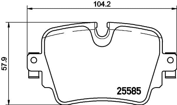 Brake Pad Set, disc brake PRIME LINE P36032