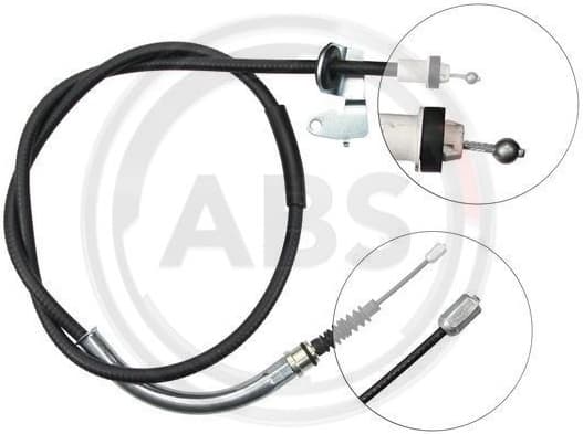 Cable Pull, parking brake K16958