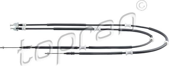 Cable Pull, parking brake 206 497