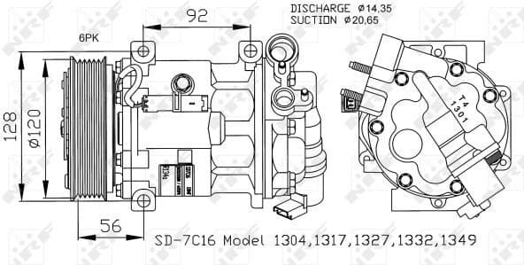 Compressor, air conditioning EASY FIT 32239