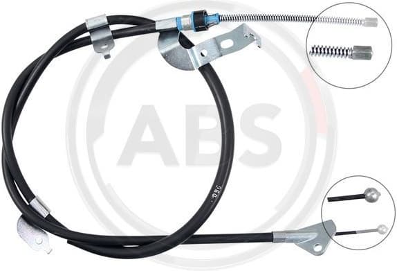 Cable Pull, parking brake K15009