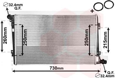 Radiator, engine cooling *** IR PLUS *** 58002255