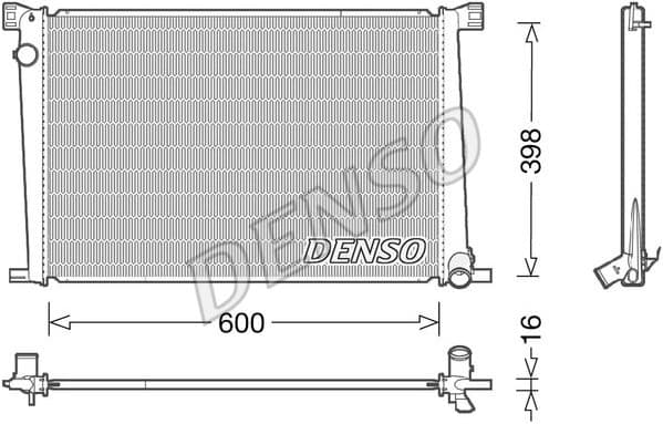 Radiator, engine cooling DRM05007