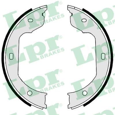 Brake shoes handbrake 89110