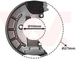 Splash Guard, brake disc 5829372