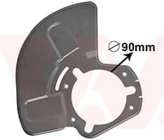 Splash Guard, brake disc 3745374