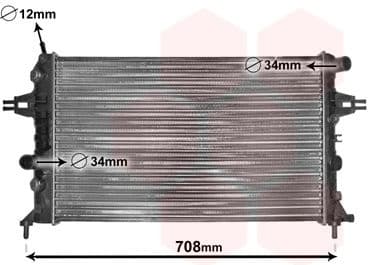 Radiator, engine cooling 37002254