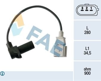 Sensor, crankshaft pulse 79479