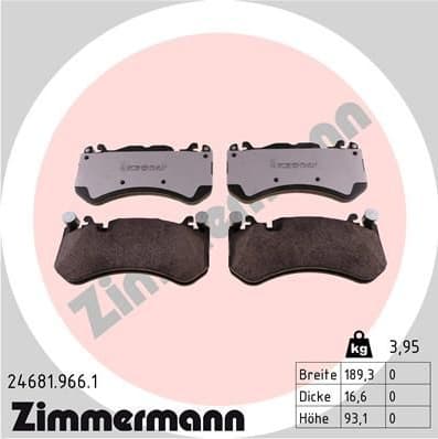 Brake Pad Set, disc brake rd:z 24681.966.1