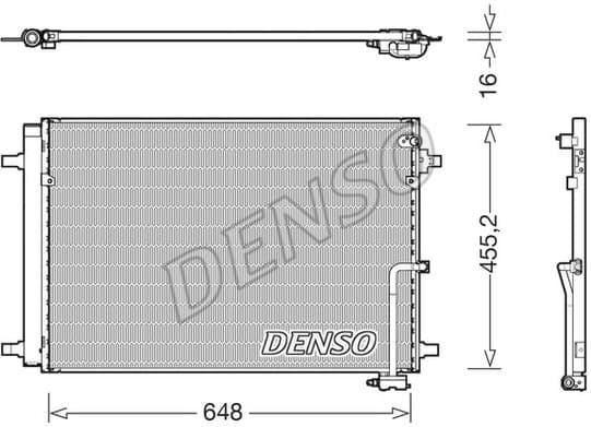 Condenser, air conditioning DCN02042