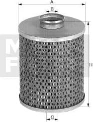 Filter, operating hydraulics H1032