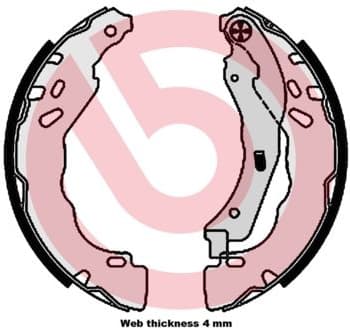 Brake Shoe Set ESSENTIAL LINE S61544