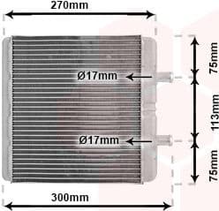 Heat Exchanger, interior heating 28006048