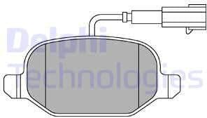 Brake Pad Set, disc brake LP2300