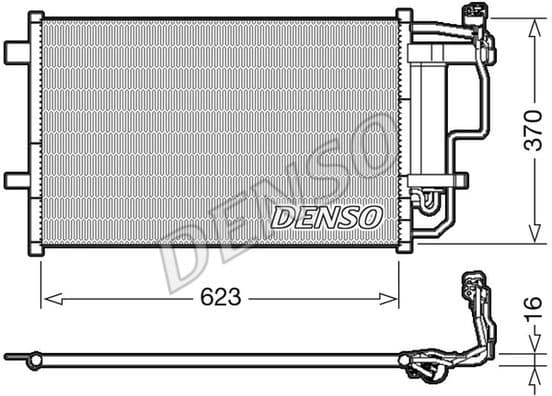 Condenser, air conditioning DCN44007
