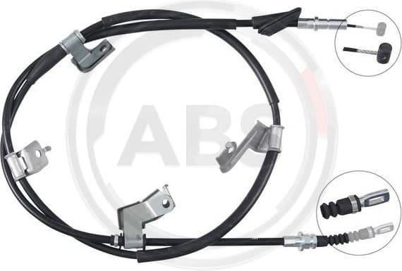 Cable Pull, parking brake K19008