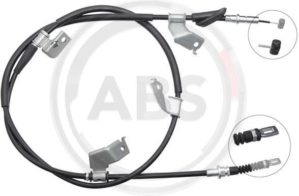 Cable Pull, parking brake K19077