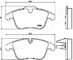 Brake Pad Set, disc brake 50-00-0340 - image 2