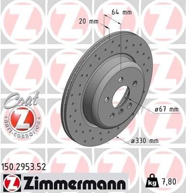 Brake Disc SPORT BRAKE DISC Z 150.2953.52