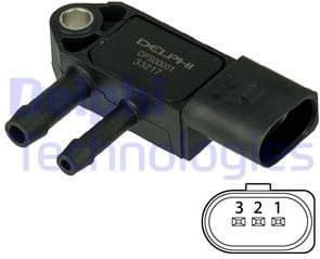 Sensor, exhaust pressure DPS00001