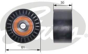 Deflection Pulley/Guide Pulley, timing belt PowerGrip™ T42307