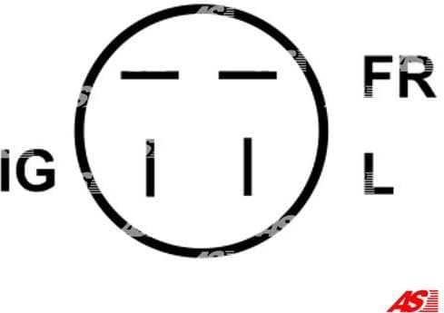 Alternator AS A6105 - image 5