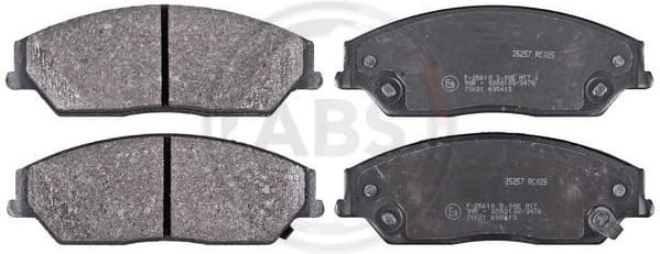 Brake Pad Set, disc brake 35257