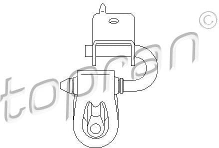 Mount, exhaust system 109 052