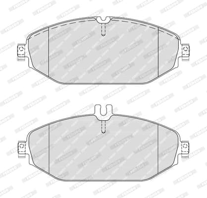 Brake pads front, Top Quality FDB4921